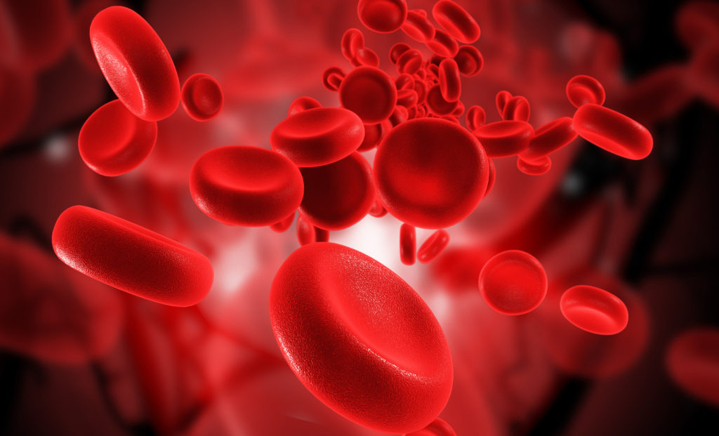 digital illustration of streaming blood cells in colour background digital illustration of streaming blood cells in colour background