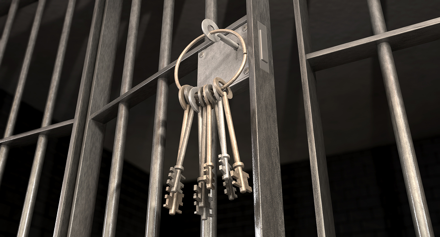 Jail Cell With Open Door And Bunch Of Keys Jail Cell With Open Door And Bunch Of Keys