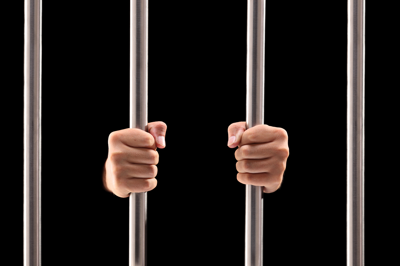 holding prison jail cell bars black background holding prison jail cell bars black background
