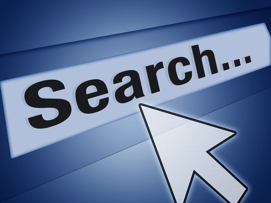 empty search bar with cursor